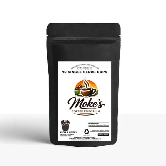 12 Pack Single Serve Coffee Capsules